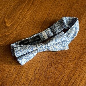 J. Crew Kids Blue Floral Bow Tie